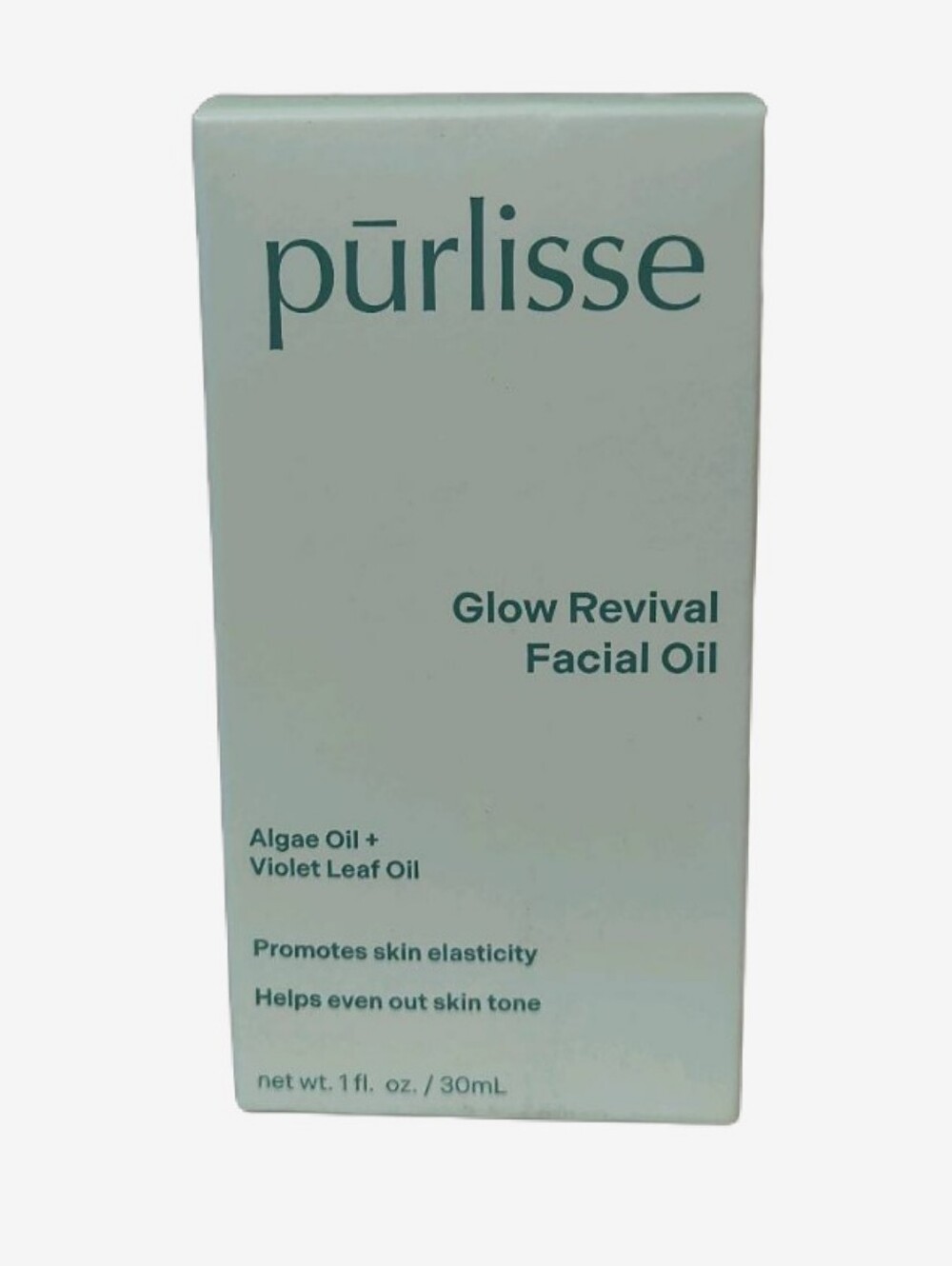 Purlisse Glow Revival Facial Oil Algae Violet Leaf Full Size 1 fl oz NIB